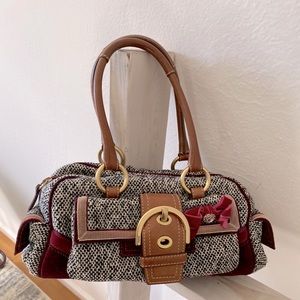 Coach Soho Vintage Tweed Satchel